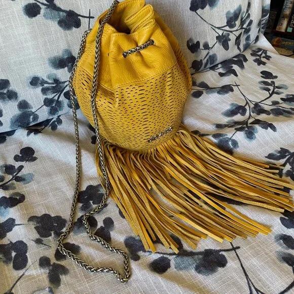 UNO de 50 fringed leather bag - Picture 2 of 15